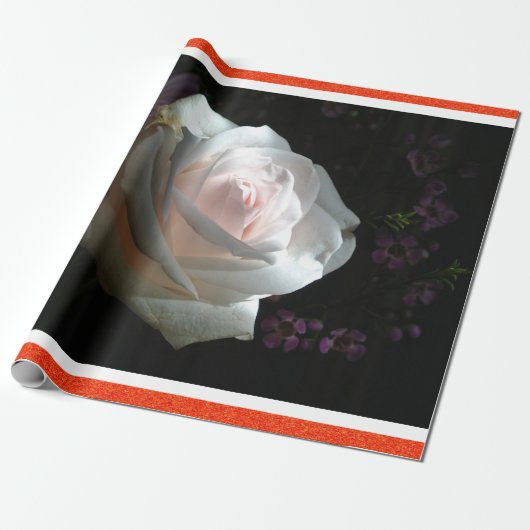 Die weiße Rose Geschenkpapier (Ungerollt)