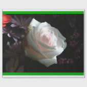 Die weiße Rose Geschenkpapier (Flach)