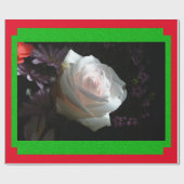 Die weiße Rose Geschenkpapier (Flach)