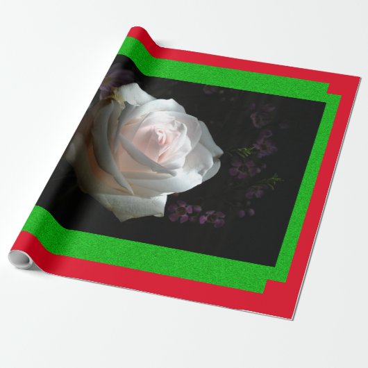 Die weiße Rose Geschenkpapier (Ungerollt)