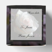 Die weiße Rose Geschenkschachtel (Oben)