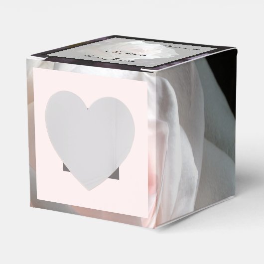 Die weiße Rose Geschenkschachtel (Vorderseite)