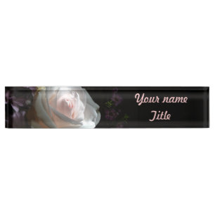 Die weiße Rose Namensplakette