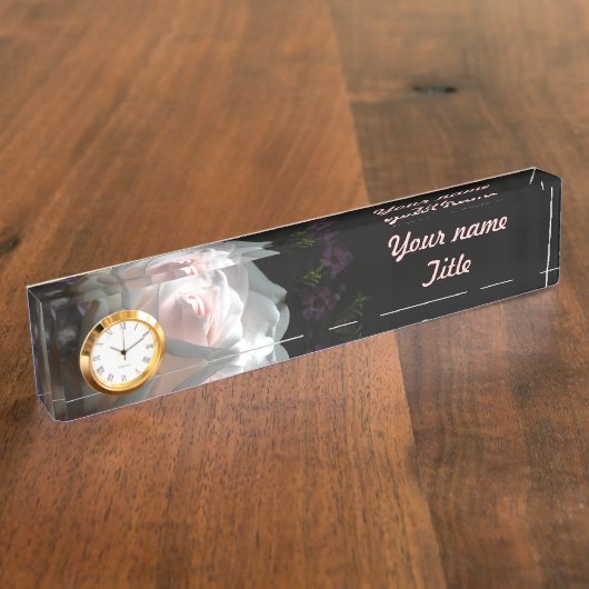 Die weiße Rose Namensplakette (Seite)