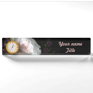 Die weiße Rose Namensplakette