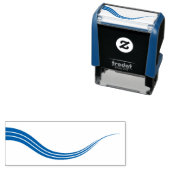 Die weiße Straße Permastempel (Beispiel)