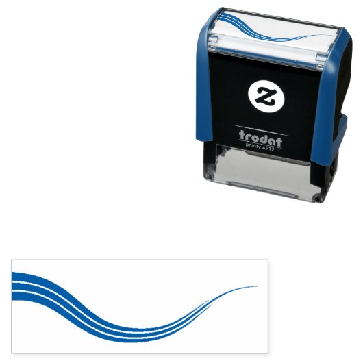 Die weiße Straße Permastempel (Beispiel)