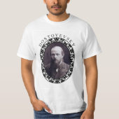 Die weiße T-Scheiße Dostoyevsky Männer T-Shirt (Vorderseite)