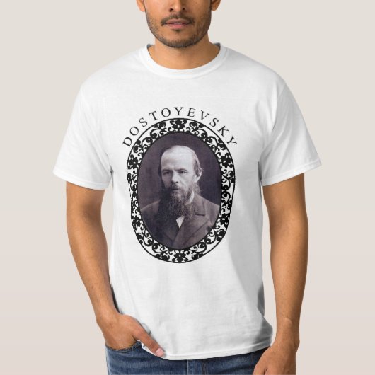 Die weiße T-Scheiße Dostoyevsky Männer T-Shirt (Vorderseite)