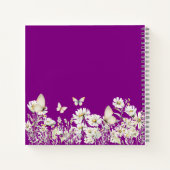 Die Weiße Wildblume überrascht 50. Geburtstag Notizblock (Rückseite)