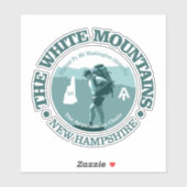 Die weißen Berge (T) Aufkleber (Blatt)