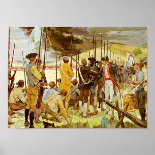 "...Die Weißen ihrer Augen!" Bunker Hill Poster (Vorne)