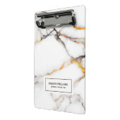 Die weißen Imitat sind beige und grau. Mini Klemmbrett (Gewinkelt2)