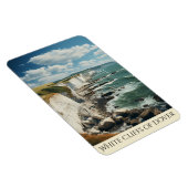 Die weißen Klippen Zeichnend | Dover Magnet (Rechte Seite)