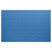 Die weißen Sterne von David auf blau Stoff (Fat Quarter (45,7 x 55,9 cm))