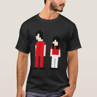 Die weißen Streifen Pixel Kids T-Shirt