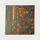 Die weißen Tara und die grünen Tara Wandteppich (Vorderseite (Horizontal))