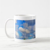 Die weißen Wellen im Himmel Kaffeetasse (Links)