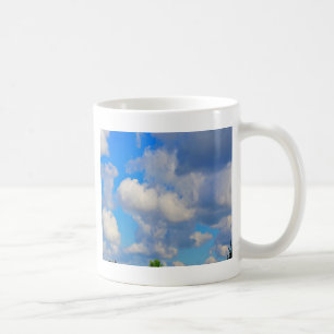 Die weißen Wellen im Himmel Kaffeetasse