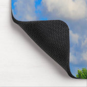Die weißen Wellen im Himmel Mousepad (Ecke)