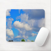 Die weißen Wellen im Himmel Mousepad (Mit Mouse)