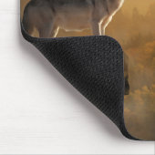 Die weißen Wölfe Mousepad (Ecke)