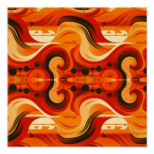 Die Welle aus dem 60er Poster