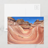 Die Welle, Coyote Butte North, Vermillion Klippen Postkarte (Vorne/Hinten)