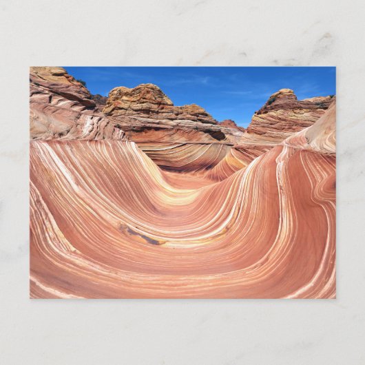 Die Welle, Coyote Butte North, Vermillion Klippen Postkarte (Vorderseite)