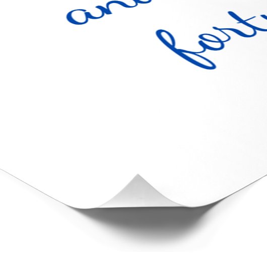 Die Welle des Glücks reiten Poster (Ecke)