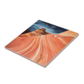 Die Welle, die Vermilion Klippen, Arizona Fliese (Seite)