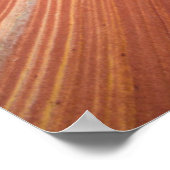 Die Welle, die Vermilion-Klippen, Arizona Poster (Ecke)