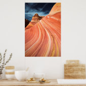 Die Welle, die Vermilion-Klippen, Arizona Poster (Küche)