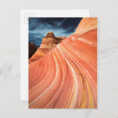 Die Welle, die Vermilion-Klippen, Arizona Postkarte (Vorne/Hinten)