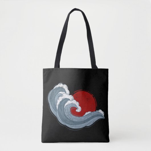 Die Welle Kanagawas Tasche (Vorderseite)