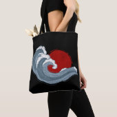 Die Welle Kanagawas Tasche (Von Nahem)