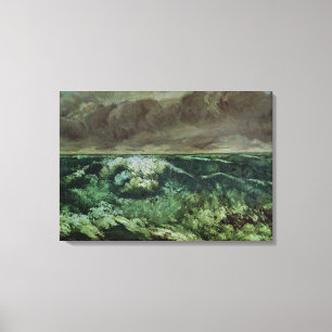 Die Welle, nach 1870 Leinwanddruck