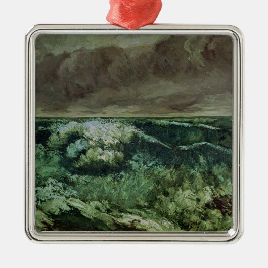 Die Welle, nach 1870 Silbernes Ornament (Vorne)