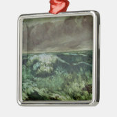 Die Welle, nach 1870 Silbernes Ornament (Links)