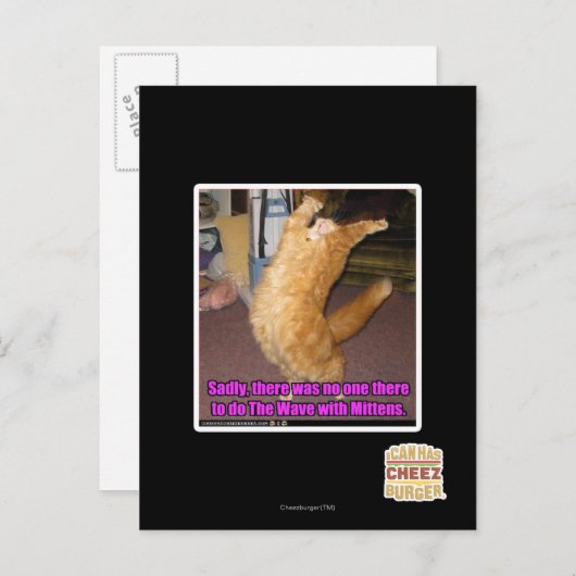 Die Welle Postkarte (Vorne/Hinten)