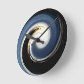 Die Welle Runde Wanduhr (Winkel)