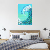 Die Welle seiner Wiederbelebung Leinwanddruck (Insitu (Schlafzimmer))