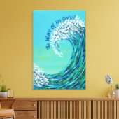 Die Welle seiner Wiederbelebung Leinwanddruck (Insitu (Wohnzimmer))