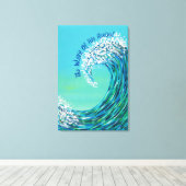 Die Welle seiner Wiederbelebung Leinwanddruck (Insitu (Holzboden))