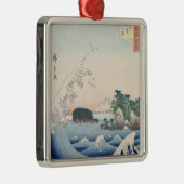 Die Welle Silbernes Ornament (Rechts)