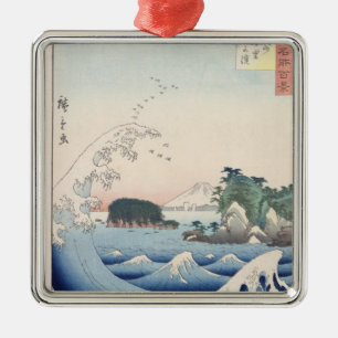Die Welle Silbernes Ornament