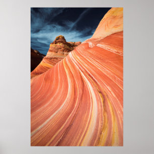 Die Welle, vermilion cliffs, Arizona Poster
