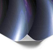 Die Welle von Gregory Gallo Poster (Ecke)