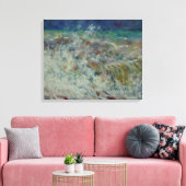 Die Welle von Pierre-Auguste Renoir Leinwanddruck (Insitu (Wohnzimmer))