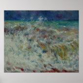 Die Welle von Pierre-Auguste Renoir Poster (Vorne)